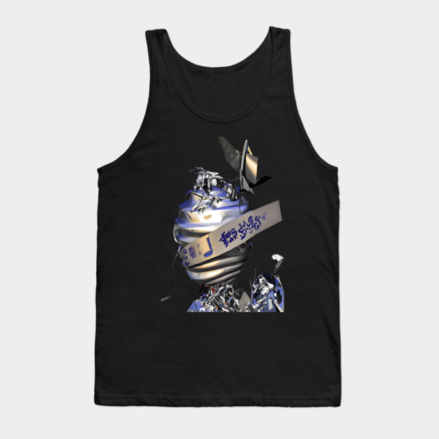 y2k aesthetic y2k aesthetic Tank Top by vaporgraphic